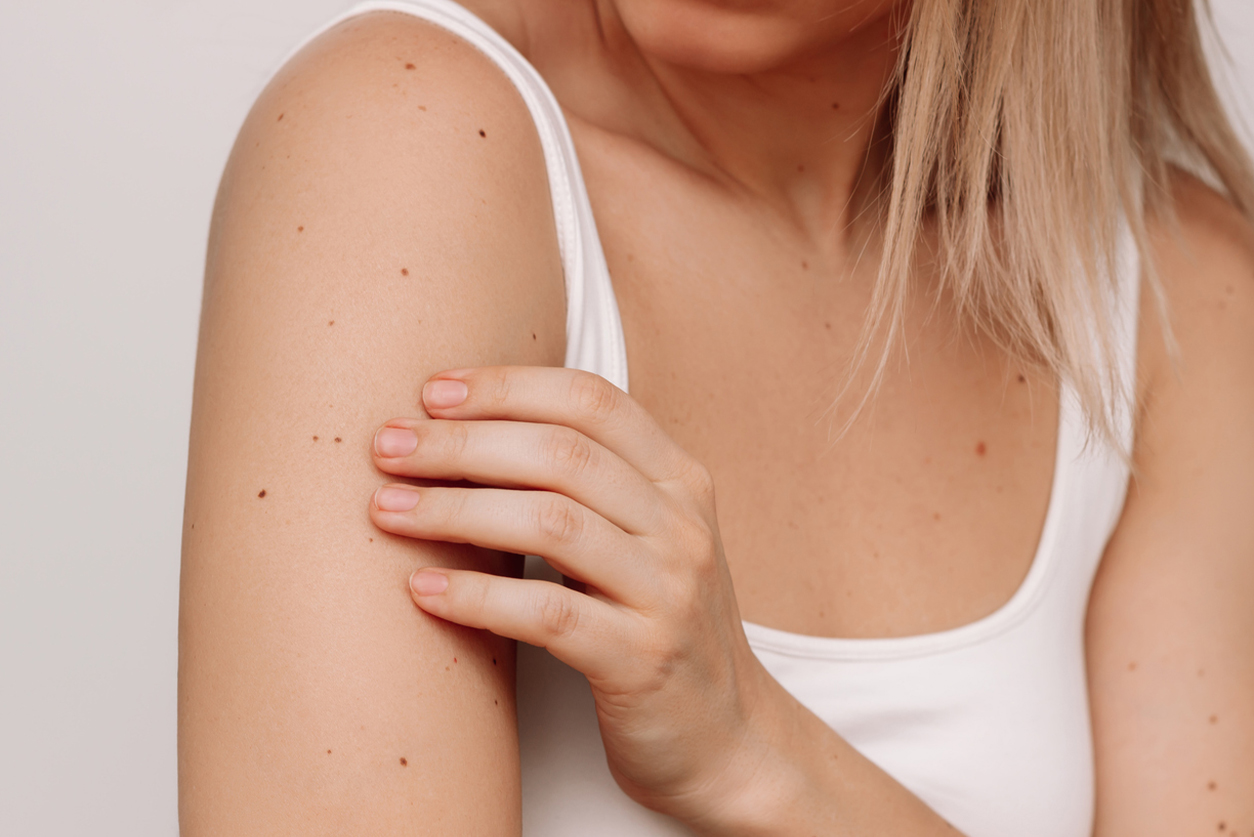 a young woman taking a selfie