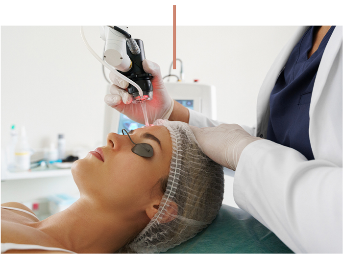 a person taking a selfie in a room